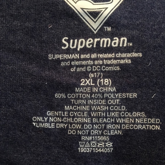 Superman T-Shirt and Beanie Combo S, M, L, XL, XXL Superhero - Picture 6 of 6